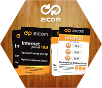ZICOM - Ulotka A6, Internet