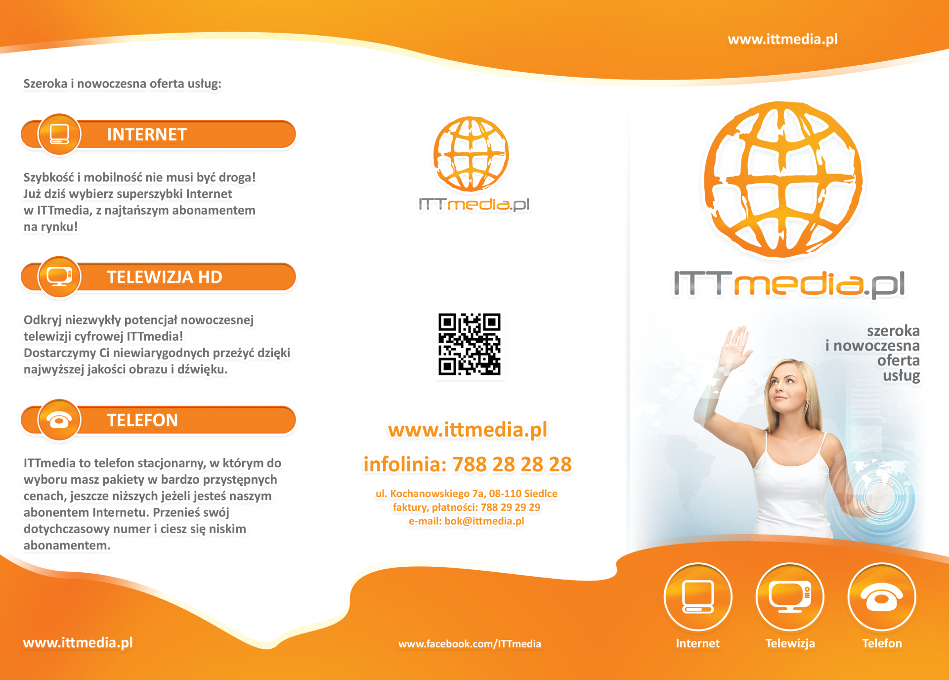 ITTmedia - 3xDL flyer. Outside.
