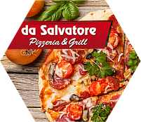 Da Salvatore. Pizzeria - Grill. Ulotka składana z menu