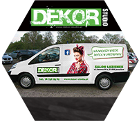 DEKOR Studio. Projekt oklejenia samochodu firmowego Fiat Scudo.