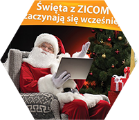 Święta z ZICOM. Mikołaj.