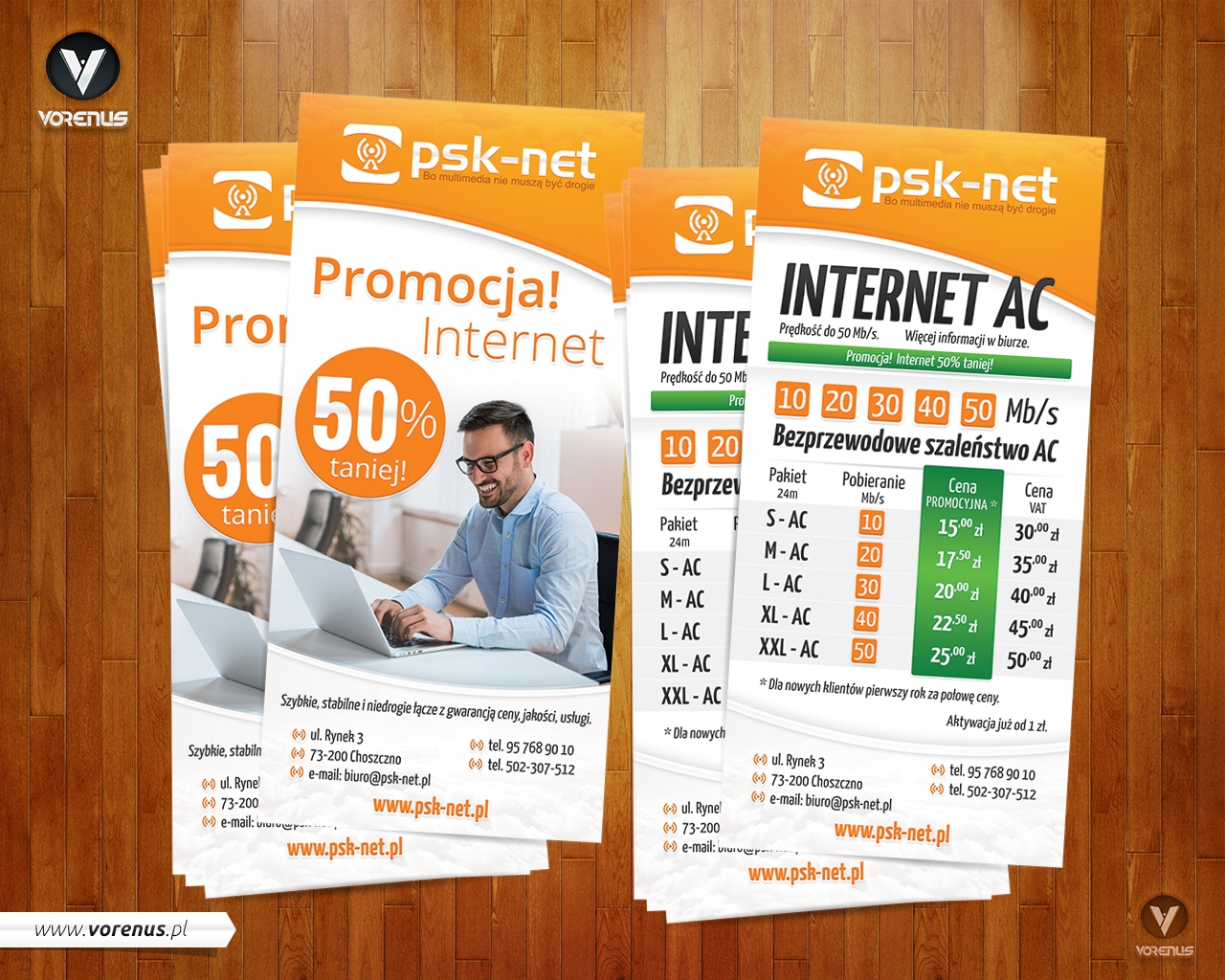 PSK-NET Kampania reklamowa 2018 Promocja Internet -50 procent taniej